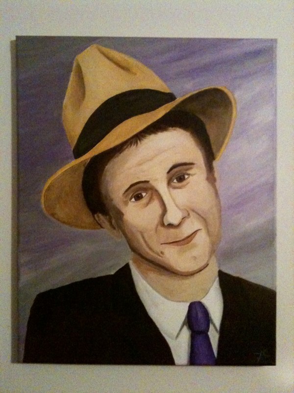 Harry Anderson, painting by Dean Carnegie