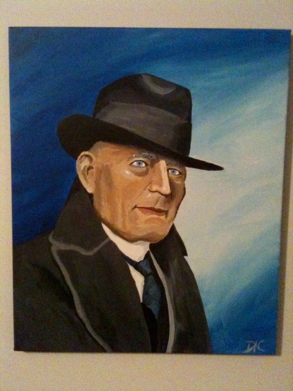 Kellar, painting by Dean Carnegie