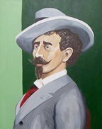 Alexander Herrmann, painting by Dean Carnegie