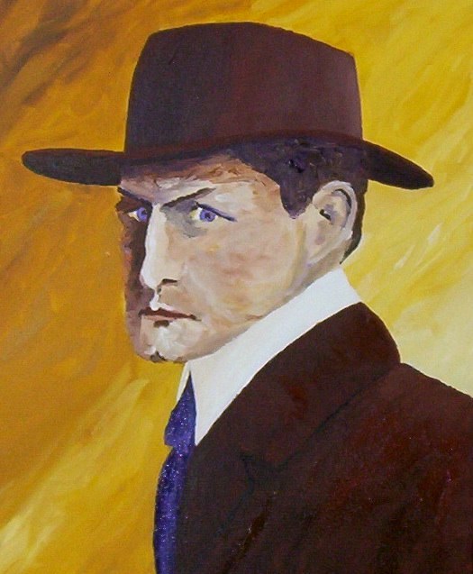 Houdini, painting by Dean Carnegie