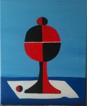 Ball Vase, painting by Dean Carnegie