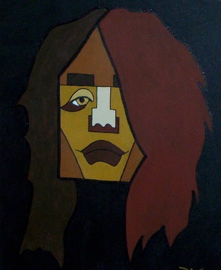 Criss Angel, painting by Dean Carnegie