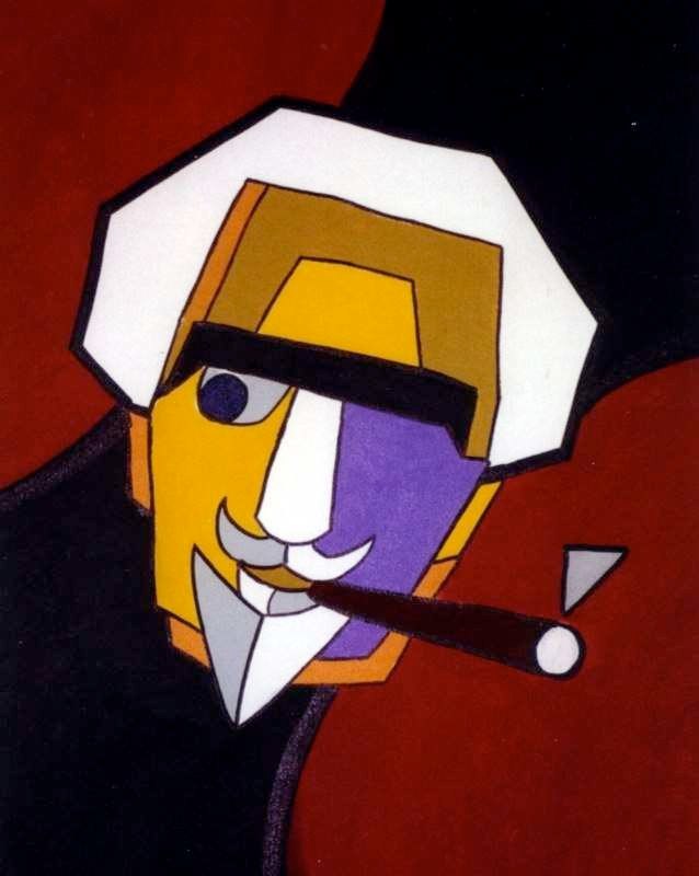 Dante, painting by Dean Carnegie