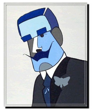 David Devant, painting by Dean Carnegie