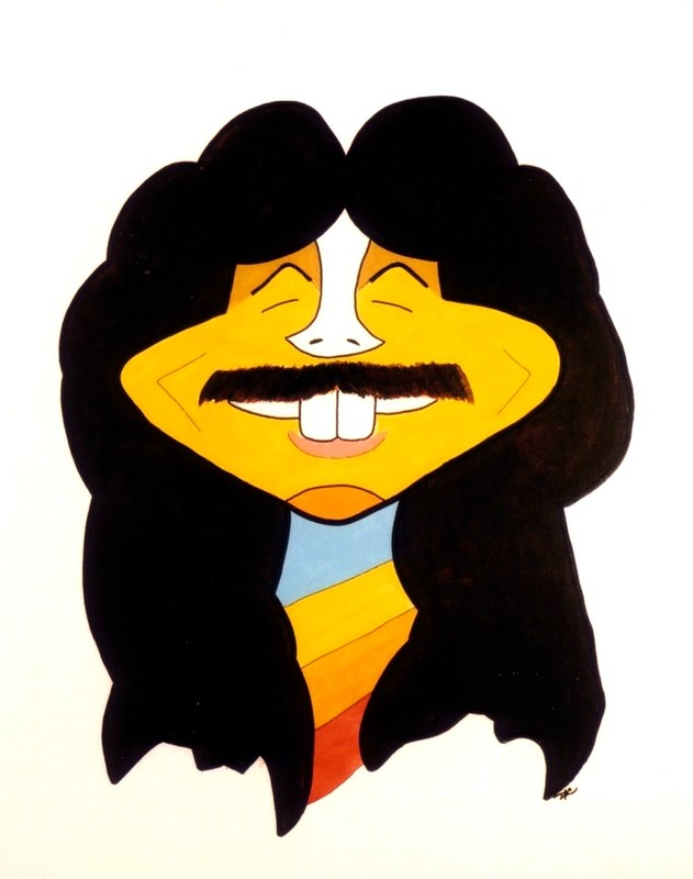 Doug Henning, painting by Dean Carnegie