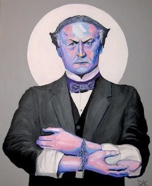 Houdini, Purple, painting by Dean Carnegie