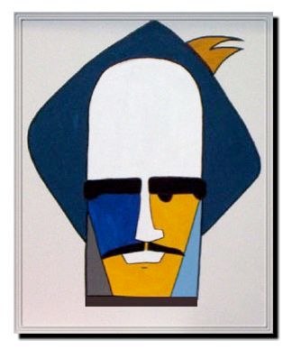 Le Grand David, painting by Dean Carnegie