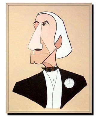 Robert-Houdin, painting by Dean Carnegie