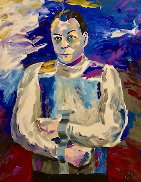Carnegie Steel Straitjacket, painting by Dean Carnegie