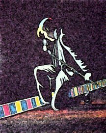 Elvis, painting by Dean Carnegie