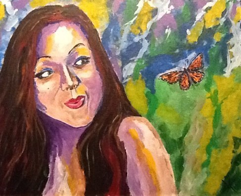 Ukraine Girl, painting by Dean Carnegie