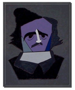 Edgar Allan Poe, painting by Dean Carnegie